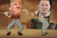 Создать мем Khaltmaagiin Battulga and Donald Trump sparta remix