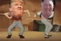 Создать мем Kim Jong Un Donald Trump sparta remix 1