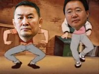 Создать мем Sparta remix Battulga and Elbegdorj