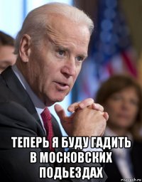  теперь я буду гадить в московских подьездах