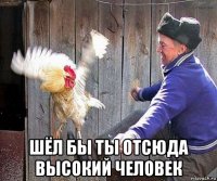  шёл бы ты отсюда высокий человек