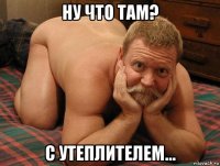 ну что там? с утеплителем...