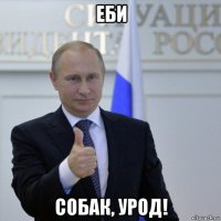 еби собак, урод!