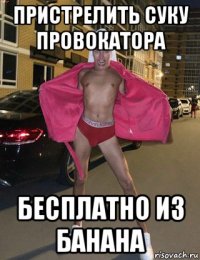 пристрелить суку провокатора бесплатно из банана