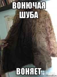 вонючая шуба воняет