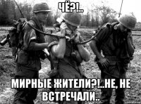 чё?!.. мирные жители?!..не, не встречали..