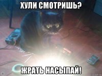 хули смотришь? жрать насыпай!