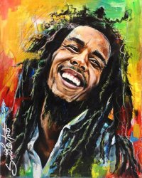 Создать мем Bob Marley