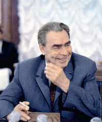 Создать мем Брежнев