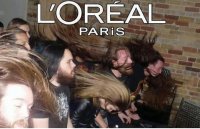 Создать мем LOreal металлисты