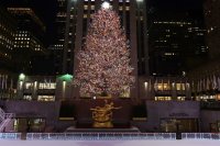 Создать мем Rockefeller Center Christmas Tree