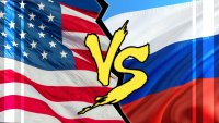 Создать мем Сша против РФ