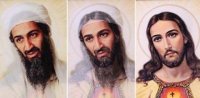 Создать мем Святой Бен Ладеэн