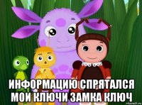  информацию спрятался мои ключи замка ключ