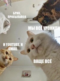 Брин, просыпайся мы всё уронили и Youtube, и GMail Ваще всё