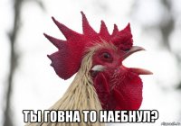  ты говна то наебнул?