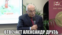  отвечает александр друзь