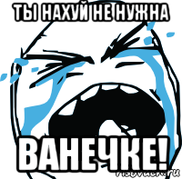 ты нахуй не нужна ванечке!