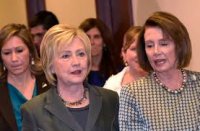 Создать мем Pelosi and Clinton