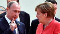 володь, ты же руками криминала своих же граждан запугиваешь володь! - это не я!, Мем Путин и Меркель