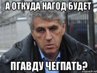 а откуда нагод будет пгавду чегпать?