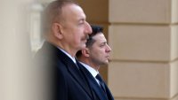 Создать мем Алиев и Зеленский