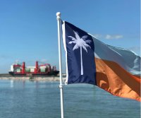 Создать мем Типичные субтропики Техаса - Port-Aransas Flag