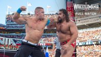 Создать мем Wrestlemania Rusev vs John Cena