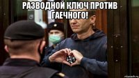 разводной ключ против гаечного! 