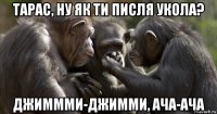 тарас, ну як ти писля укола? джиммми-джимми, ача-ача