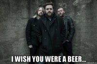  i wish you were a beer...