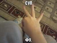 суп фу.
