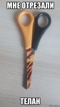 мне отрезали телан