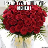 бегай туулган кунун менен ! 