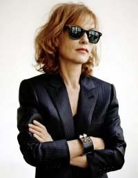 Создать мем Isabelle Huppert