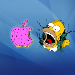 apple симпсоны