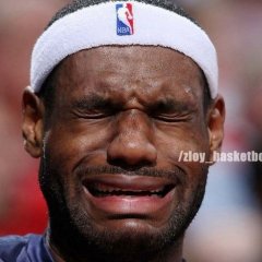Lebron crying