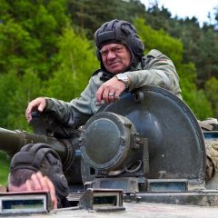 Удо Диркшнайдер в танке
