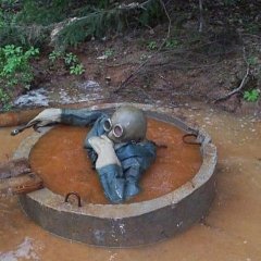 Водолаз в гавно