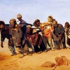 Бурлаки на Волге