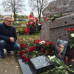 Касьянову показали могилу Бориса