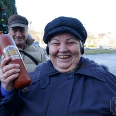 Тетка и колбаса