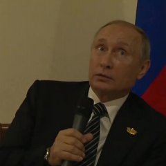 Путин испугался