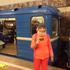 По дорого в метро
