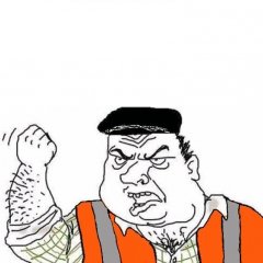 Мужик блеять