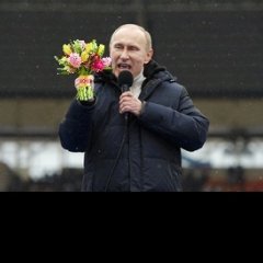 Путин-букетик