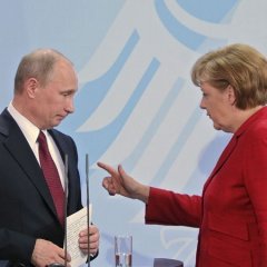 Меркель и Путин