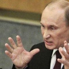 Путин орет злой