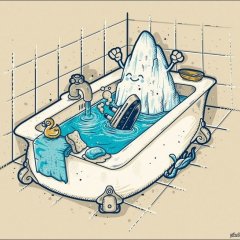 Детство айсберга из Титаника