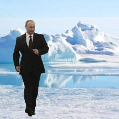 Путин на полюсе